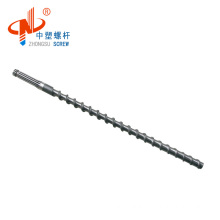 Screw barrel designed for PET recycle granule extruder machine directly from factory